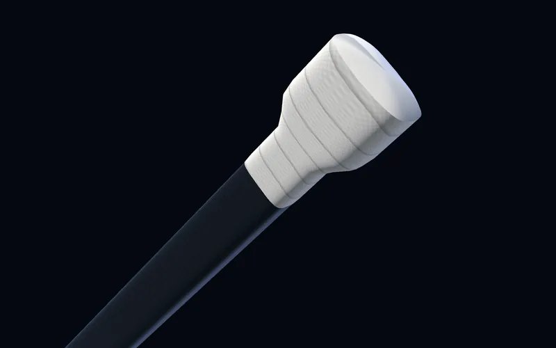 Step 10: Build a big white knob.